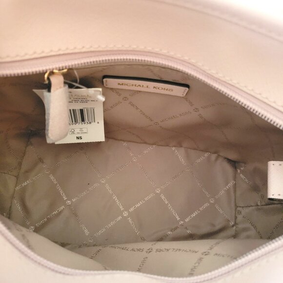 Michael Kors Jet Set Travel XS Carryall Convertible Top Zip Tote Vanilla MK - Picture 7 of 7